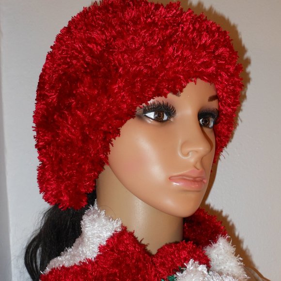 NUCOLLECTIONS MULTI-COLOR HAT AND SCARF SET OSFM - Picture 6 of 8